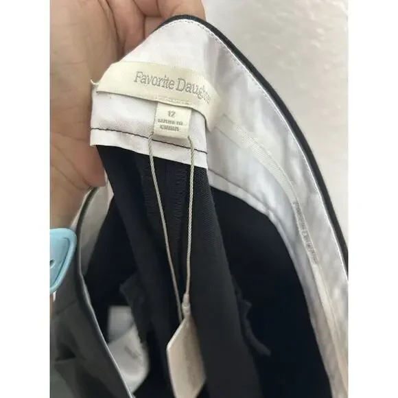 Favorite Daughter The Rachel Flare Pant Minimalist Career Classic Size 12 - Picture 9 of 11
